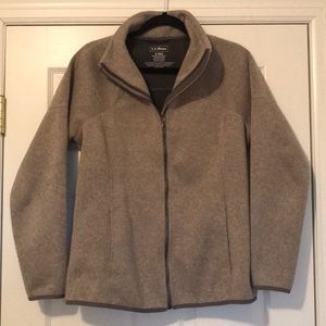 L.L.Bean Windproof Sweater Fleece Jacket